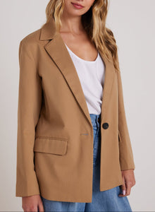 Single Breasted Blazer | Classic Camel