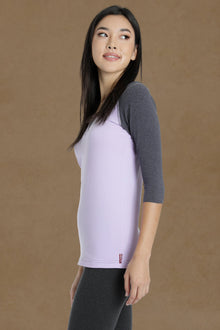 Women | Vintage-V Slide Tee | Lilac