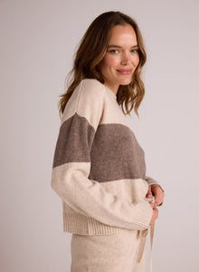 Slouchy Crew Neck Sweater | Oat & Fawn