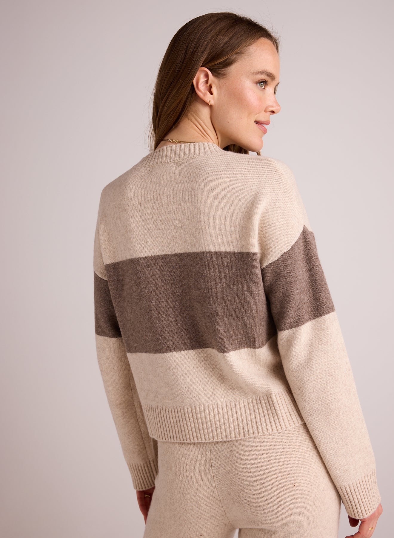 Slouchy Crew Neck Sweater | Oat & Fawn