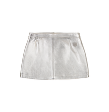 Metallic Skirt | Silver