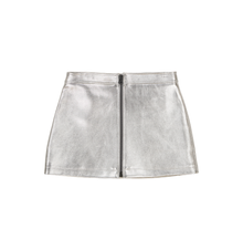 Metallic Skirt | Silver
