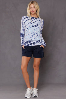 Women | Slouchy Baby Fleece Cargo Short | Past Midnight