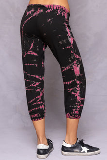Women | Baby Fleece Basic Pull-On OG Crop Sweatpant | Black Lizard Wash 1