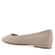 Arena Dress Flat | Stone Leather