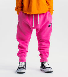 Girl | Mini Bolts Baggy Pants | Hot Pink
