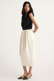 Arya | Tabitha Tulip-Wrap Hem Skirt in Size Small
