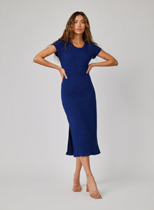 Tee Shirt Midi Dress | Navy Coast