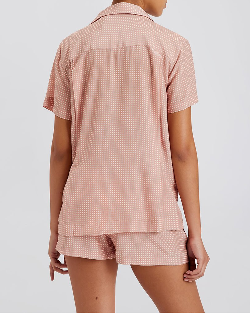 Womens | Dahlia Top | Baby Polkadot Taupe