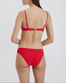 The Daphne Ribbed Bikini Bottom - Solid & Striped
