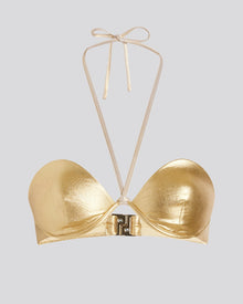 The Pia Bikini Top - Solid & Striped