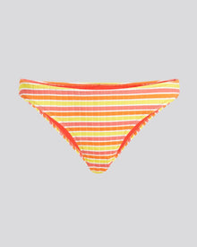 The Rachel Ribbed Bikini Bottom - Solid & Striped