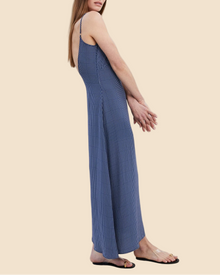 Womens | Rosetta Dress | Midnight Blue Polka Dot