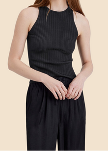Womens | Varena Tank | Noir