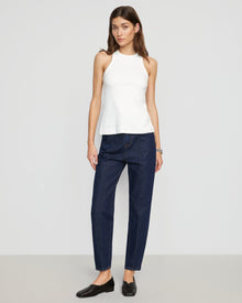Renee | Tory Ribbed Split-Back Tank in Size Small