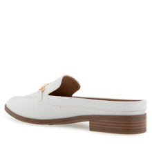 Erik Tailored Mule | Bright White Faux Leather