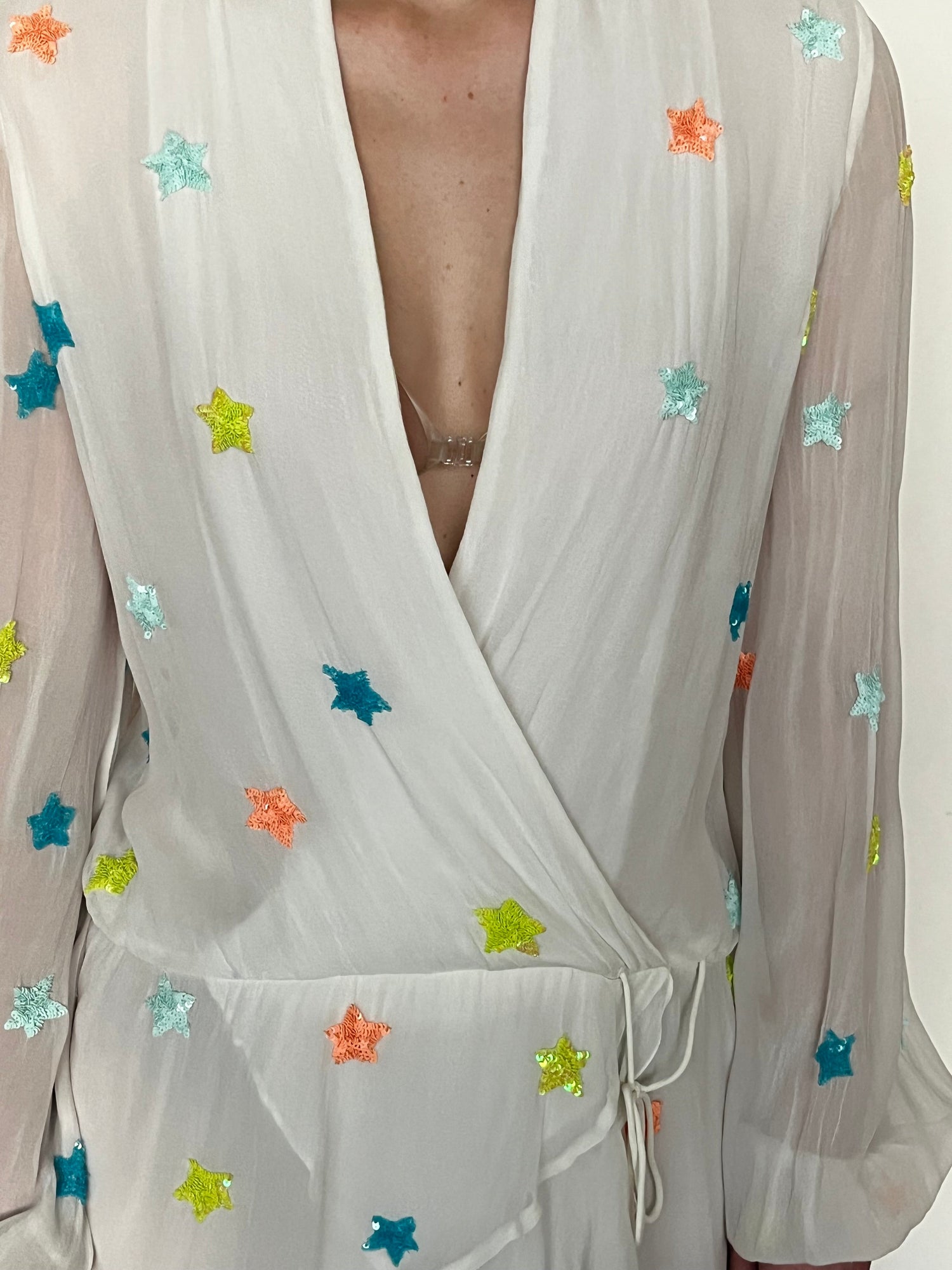 Astra Short Dress | White