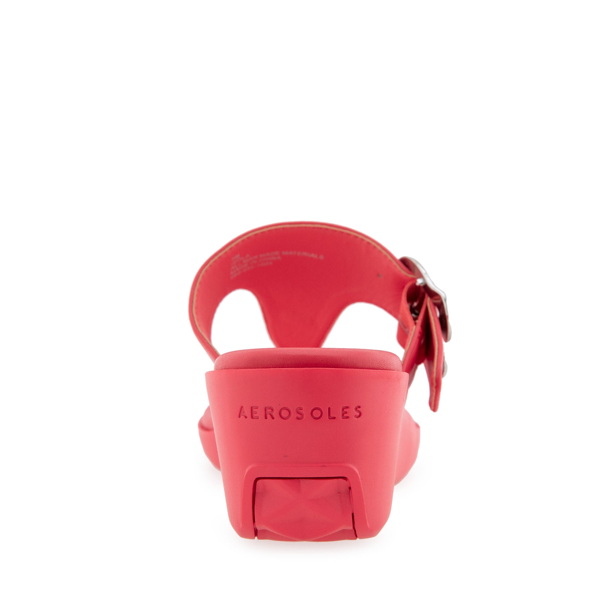 Izola Sandal Wedge | Coral Faux Leather