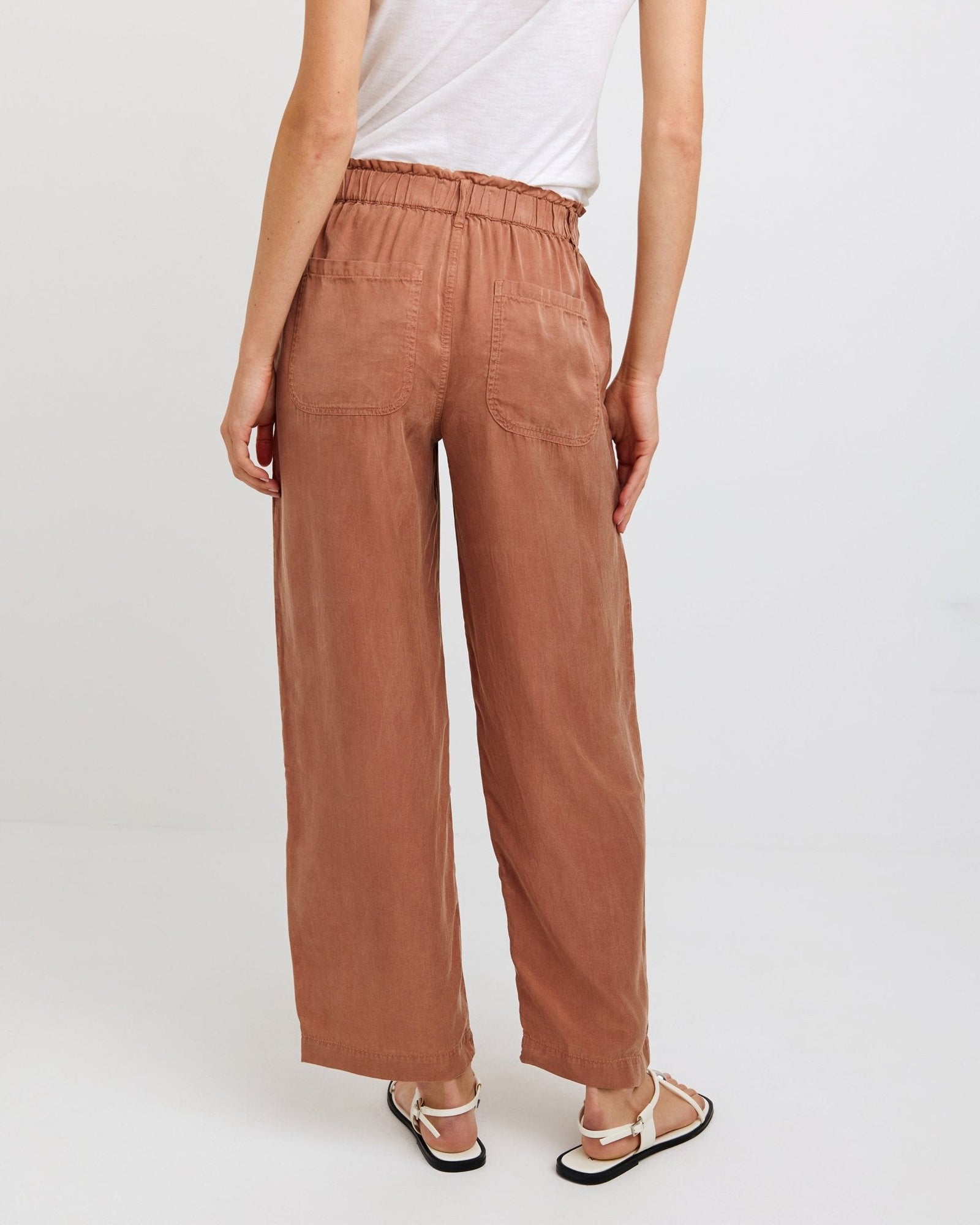Utility Pocket Ankle Pant | Riviera Brown