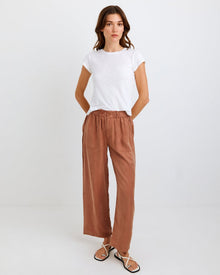 Utility Pocket Ankle Pant | Riviera Brown