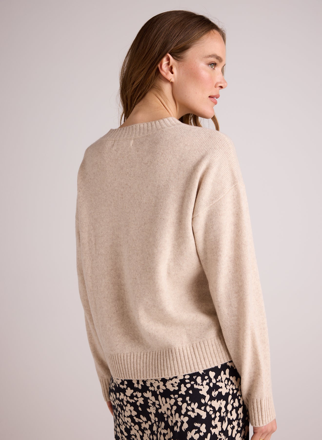 V-Neck Sweater | Ivory Oat