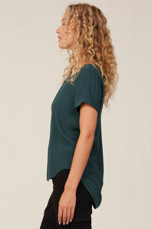 V-Neck Tee | Jade Night