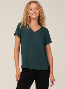 V-Neck Tee | Jade Night
