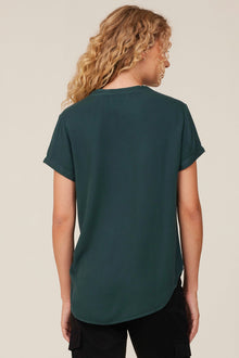 V-Neck Tee | Jade Night