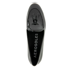 Wuster Casual Flat | Black Patent Faux Leather