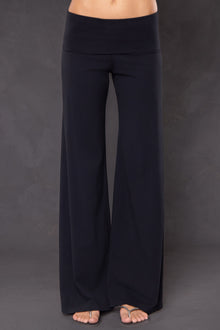 Women | Contour Rolldown Wide Leg Pant | Charcoal/Jet