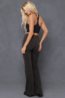 Women | Racerback Midi Bra | Charcoal/Jet