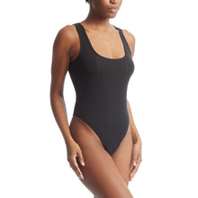 Square Neck Bodysuit | Black