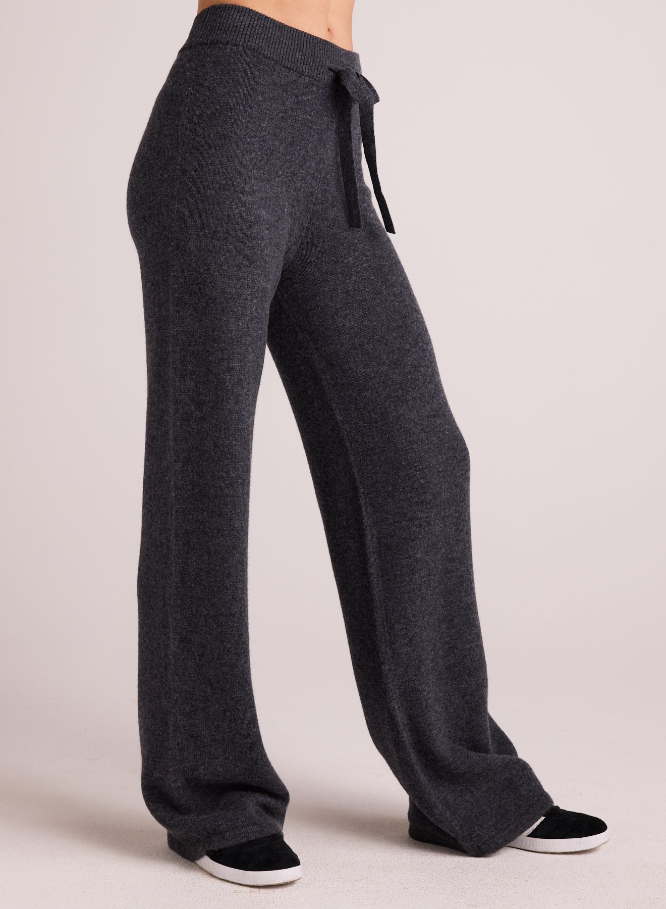 Wide Leg Sweatpant | Charcoal