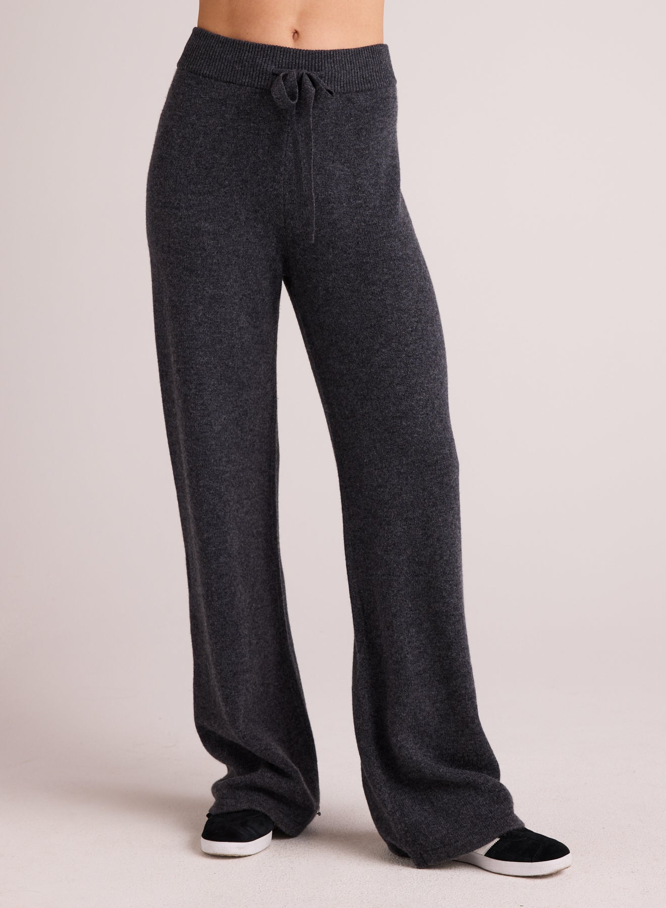 Wide Leg Sweatpant | Charcoal