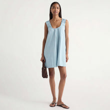 Isilda | Winnie Organic Cotton U-Neck Mini Dress in Size Extra Small