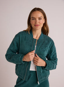 Wynter Quilted Bomber | Hunter Pine