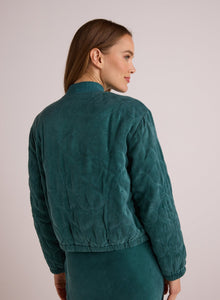 Wynter Quilted Bomber | Hunter Pine