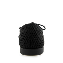 Breezy Casual Oxford | Black Mesh Fabric