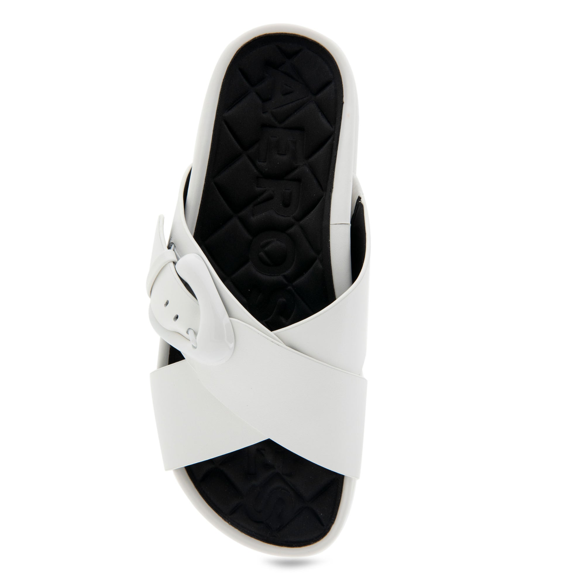 Lago Sandal Footbed | Bright White Leather
